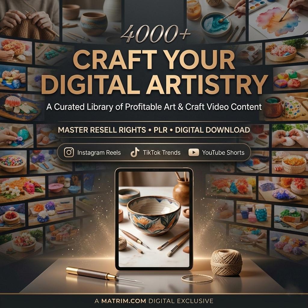 4000+ VIRAL DIY, ART & CRAFT REELS — The Ultimate Creative Content Bundle