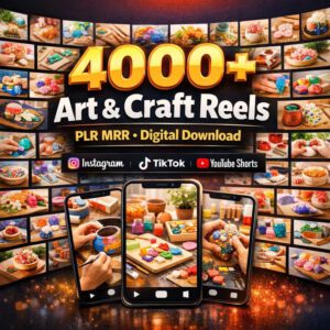 4000+ VIRAL DIY, ART & CRAFT REELS — The Ultimate Creative Content Bundle