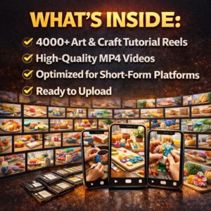 4000+ VIRAL DIY, ART & CRAFT REELS — The Ultimate Creative Content Bundle