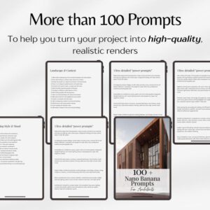ULTIMATE AI ARCHITECTURE PROMPT BUNDLE — Professional Rendering & Design Templates