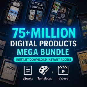75 MILLION+ DIGITAL PRODUCTS MEGA BUNDLE — The Ultimate PLR & MRR Empire