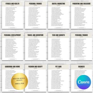 500+ PASSIVE INCOME DIGITAL PRODUCT IDEAS — The Ultimate Creator’s Roadmap (PLR & MRR)