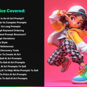 AI ART PROMPTS MASTERCLASS — 61-Page Guide to Writing & Selling Effective Prompts (PLR & MRR)