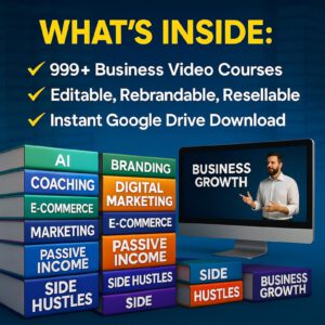 999+ ONLINE BUSINESS TRAINING VAULT — The Ultimate Digital Marketing Academy (PLR & MRR)