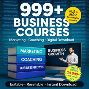 999+ ONLINE BUSINESS TRAINING VAULT — The Ultimate Digital Marketing Academy (PLR & MRR)