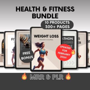 ULTIMATE HEALTH & FITNESS EMPIRE BUNDLE — 100+ Planners, eBooks & Guides (PLR & MRR)